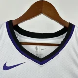 23-24 Kings LAVINE #8 White Top Quality Hot Pressing NBA Jersey