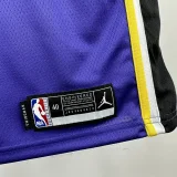 Lakers DONCIC #77 Blue Top Quality Hot Pressing NBA Jersey (Trapeze Edition)飞人版