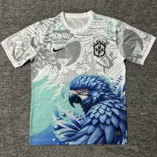 25-26 Brazil Special Edition Blue White Fans Soccer Jersey