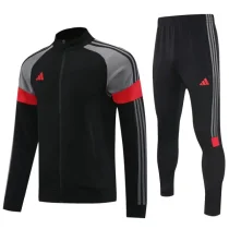 2025 AD Black Jacket Tracksuit #2313