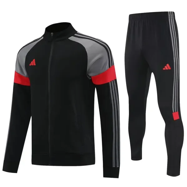 2025 AD Black Jacket Tracksuit #2313