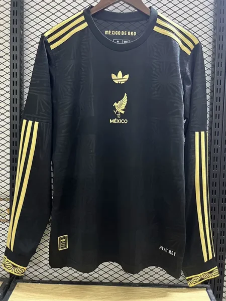 25-26 Mexico Gold Cup Black Long Sleeve Soccer Jersey (长袖)