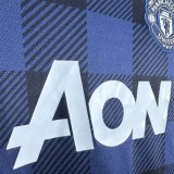 2013-2014 Man Utd Away Long Sleeve Retro Soccer Jersey(长袖)