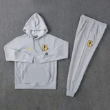 24-25 Man Utd Grey Hoodie Tracksuit (卫衣套装)