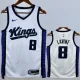 23-24 Kings LAVINE #8 White Top Quality Hot Pressing NBA Jersey
