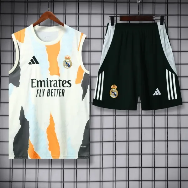25-26 RMA White Tank top and shorts suit