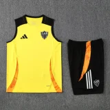 25-26 Atetico Mineiro Yellow Tank top and shorts suit