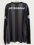 2007 Flamengo GoalKeeper Black Long Sleeve Retro Soccer Jersey(长袖)