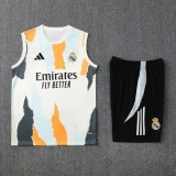 25-26 RMA White Tank top and shorts suit