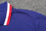 25-26 France Fancy blue Polo Tracksuit