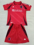 25-26 ST Louis City Home Kids Soccer Jersey*带章