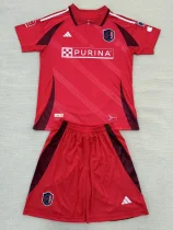 25-26 ST Louis City Home Kids Soccer Jersey*带章