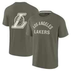 24-25 Lakers LOS ANGELES Army green High Quality Casual T-shirt