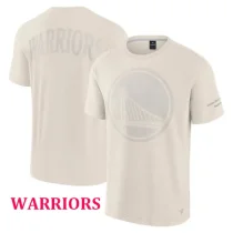 24-25 WARRIORS Milky White High Quality Casual T-shirt
