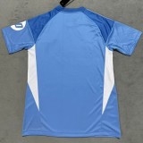 25-26 RMA Blue GoalKeeper Fans Soccer Jersey