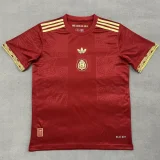 25-26 Mexico Special Edition Red Fans Soccer jersey *三叶草