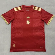 25-26 Mexico Special Edition Red Fans Soccer jersey *三叶草