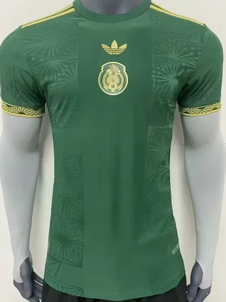 25-26 Mexico Special Edition Green Player Version Soccer Jersey *三叶草