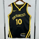 23-24 WARRIORS BUTLERIl #10 Black City Edition Top Quality Hot Pressing NBA Jersey (V领)
