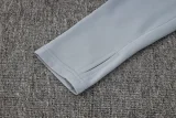 2025 AD Grey Half Pull Tracksuit (半拉链)