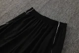 2025 AD Black Half Pull Tracksuit (半拉链)