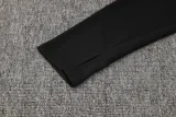 2025 AD Black Half Pull Tracksuit (半拉链)