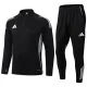 2025 AD Black Half Pull Tracksuit (半拉链)
