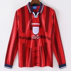 1998 England Away Retro Long sleeve Soccer Jersey (长袖)