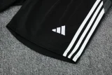 2025 AD White black Tank top and shorts suit