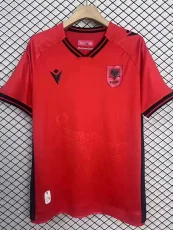 25-26 Albania Home Fans Soccer Jersey