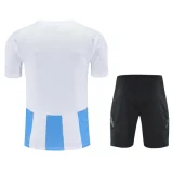 2025 AD White blue Training short Suit