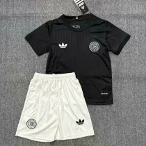 25-26 Germany 125th Anniversary Black Kids Soccer Jersey