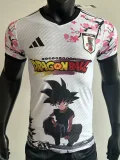 25-26 Japan White Special Edition Player Version Soccer Jersey*龙珠黑悟空