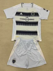 25-26 Sporting Kansas City Home Kids Soccer Jersey (带章)
