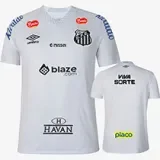 25-26 Santos FC Home Prints Sponsor Fans Soccer Jersey