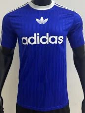 2025 AD Casual Blue Player Version Training shirts *三叶草