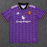 25-26 Man Utd Purple Polo Short Sleeve