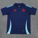 25-26 Flamengo Royal Blue Polo short sleeve