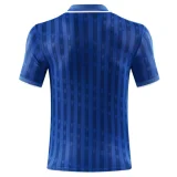 25-26 Man Utd Blue Polo Short Sleeve