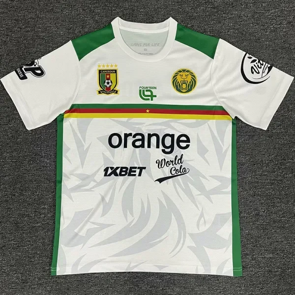 25-26 Cameroon White Training shirts