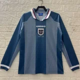 1996 England Away Retro Long Sleeve Soccer Jersey (长袖) 1996 England Away Retro Long Sleeve Soccer Jersey (长袖)