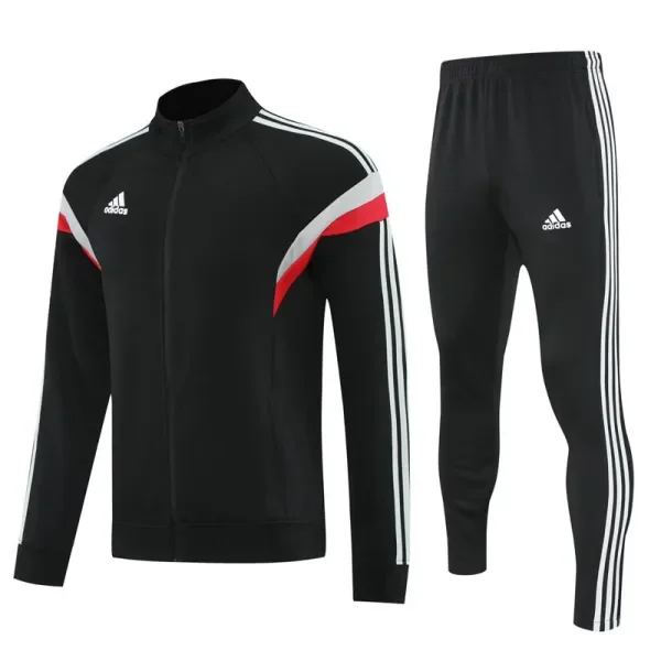 2025 AD Black Jacket Tracksuit #2314