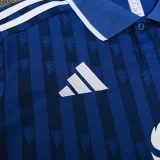 25-26 Man Utd Blue Polo Short Sleeve