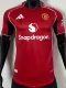 25-26 Man Utd Red Player Version Soccer Jersey