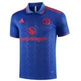 25-26 Man Utd Fancy blue Polo Short Sleeve