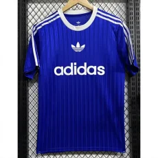 2025 AD Casual Blue Fans Training shirts*三叶草