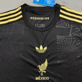 25-26 Mexico Gold Cup Black Fans Soccer jersey *刺绣版