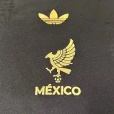 25-26 Mexico Gold Cup Black Fans Soccer Jersey*队微胶标
