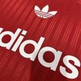 2025 AD Casual Red Fans Training shirts *三叶草