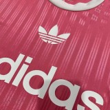 2025 AD Casual Pink Fans Training shirts *三叶草